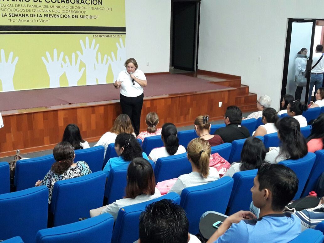 Refuerza DIF Quintana Roo acciones para la prevención del suicidio