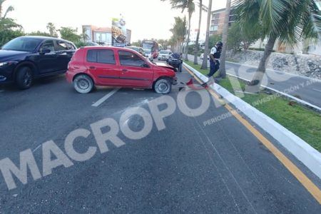 Atropellan a motociclista en zona hotelera de Cancún