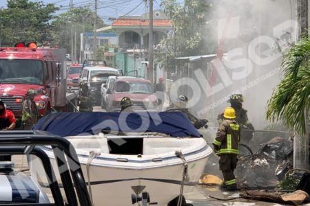 Alarma por incendio en casa abandonada de Cancún