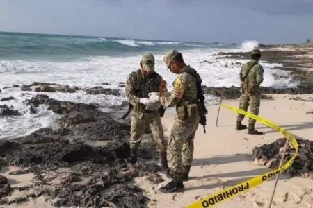 Recala en Cozumel cuatro kilos de droga y es asegurada por el ejército