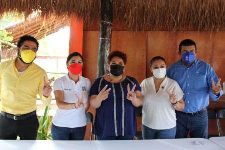 Consolida unidad en José María Morelos coalición “Va por Quintana Roo”