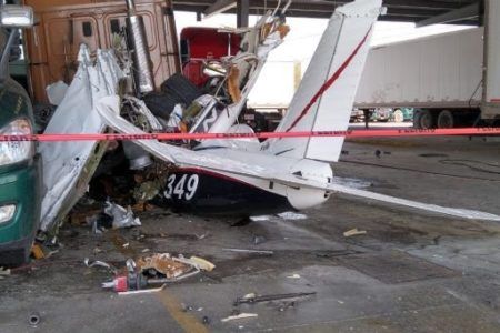 Cae avioneta en Ciénega de Flores, Nuevo León; hay varios muertos