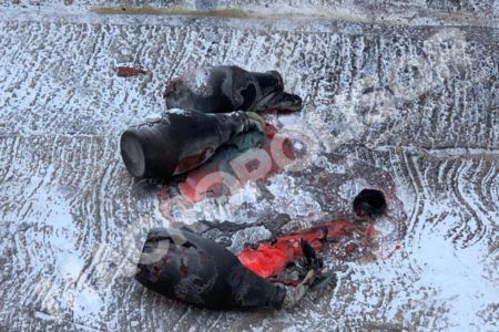 Incendian con bomba molotov camión de pasajeros de Cancún