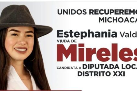 Critican a candidata de Morena por promocionarse como “viuda de Mireles”