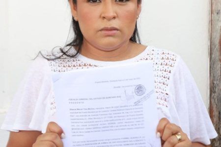 Dencia Blanca Merari ante la FGE hechos delictivos que atente contra su seguridad