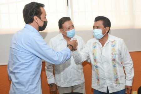 Integrantes de la CMIC, confían y respaldan propuestas de Chucho Pool