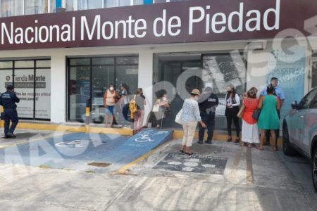 Frustran robo en la casa de empeño Nacional Monte de Piedad de Cancún