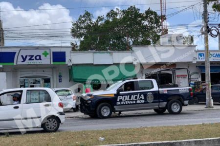 Violento atraco a farmacia de la Kabah en Cancún