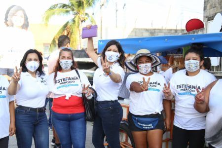 Estefanía Mercado: “Les devolveremos el poder a las mujeres quintanarroenses para que salgan adelante”*