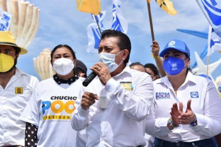 Magno cierre de campaña de Chucho Pool