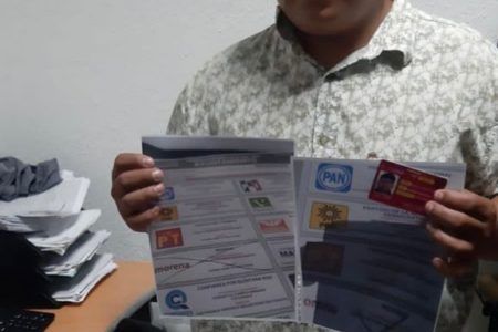 Capturan a mapache electoral de Morena en Playa del Carmen
