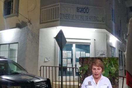 Policía de Laura Beristain irrumpe en oficinas del Ieqroo, no aceptan la derrota