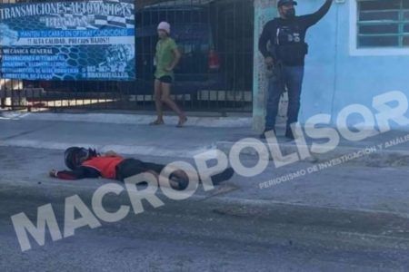 Ejecutan a motociclista en Playa del Carmen