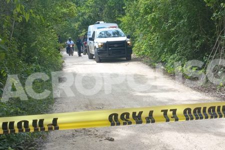 Hallan restos humanos embolsado en un paraje solitario por Xpuha.