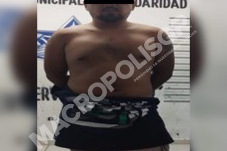 Detiene a sujeto con mariguana