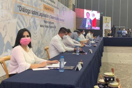 MAYULI MARTÍNEZ PARTICIPA EN FORO PARA EL DESARROLLO DE LA APICULTURA