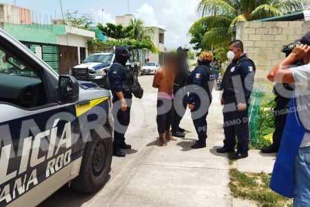 La policía de Cancún capturó Eliezer Miguel P.H., de 25 años de edad, presunto autor de un robo en la región 248.