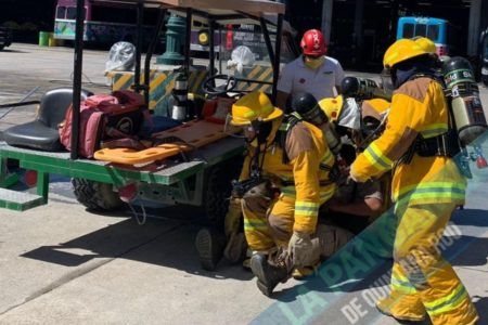 MUERE TRABAJADOR DE XCARET.- Luego caer de cabeza el joven murió en el Hospital General