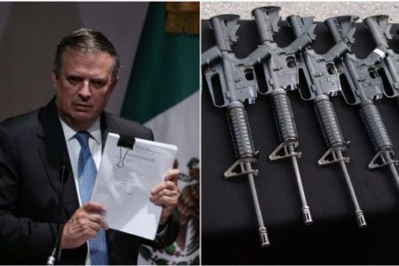EU acepta demanda de México contra empresas que facilitan tráfico de armas: Ebrard