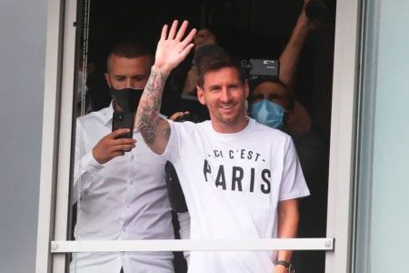 Messi llega al París Saint-Germai