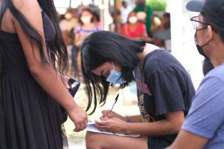 DESTACAN GRAN AFLUENCIA DE JÓVENES DE 18 A 29 AÑOS EN EL MÓDULO DE VACUNACIÓN DE LEONA VICARIO