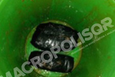 DECOMISAN MARIGUANA EN LA CÁRCEL MUNICIPAL.-Iba escondida en una cubeta en el área de visitas