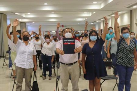 Rinde informe líder de CROC-Quintana Roo