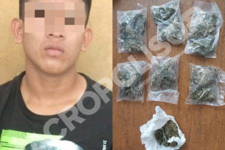 YA NO VENDERÁ CHURROS.- La policía municipal atoran a vendedor de drogas en Solidaridad