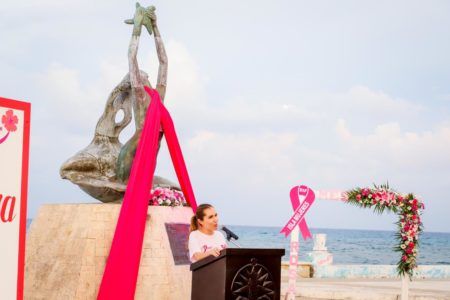 CONMEMORAN EN ISLA MUJERES EL “DÍA INTERNACIONAL DE LA LUCHA CONTRA EL CÁNCER DE MAMA”