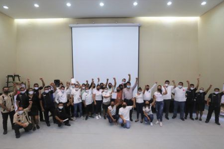 Las y los trabajadores del hotel Palladium Colonial Resort & Spa legitiman su contrato colectivo de trabajo