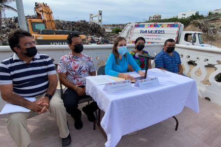 PRESENTAN HORARIOS Y RUTAS PARA LA RECOJA DE BASURA EN ISLA MUJERES