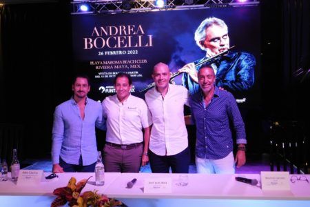 “EL TENOR MÁS AMADO DEL MUNDO”, ANDREA BOCELLI, SE PRESENTARÁ EN LA RIVIERA MAYA.