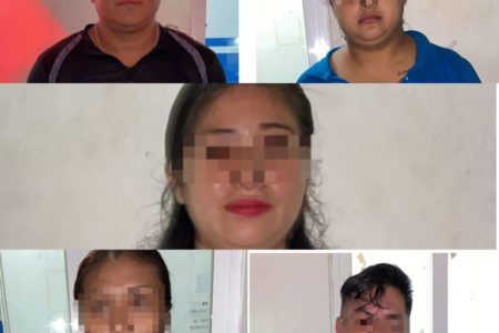 RESCATAN A MUJER DE BAR DE MALA MUERTE.- Detienen a cinco presuntos delincuentes dentro de bar Abrevadero