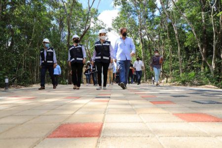 Construyen parque ecológico en Solidaridad