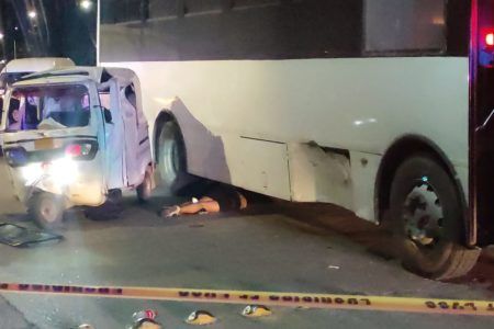 Mata a mujer camión de Lipu en Villas del Sol