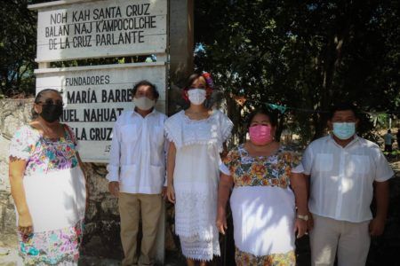 LAURA Fernández visita al corazón de Quintana Roo