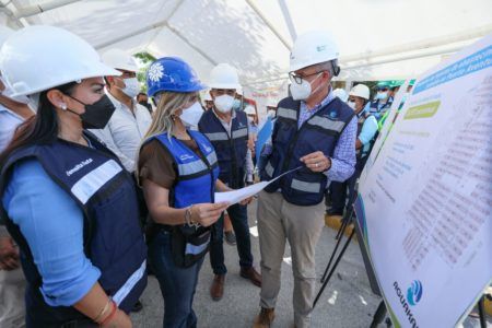 Avanzan obras de reabastecimiento de agua potable en Puerto Maya
