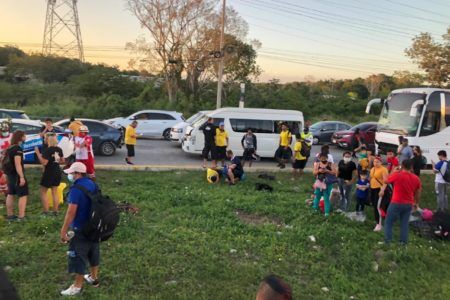 Carambola vehicular deja seis lesionados en Playa del Carmen