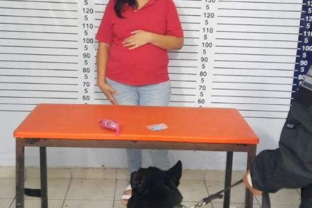 Mujer iba a meter drogas a la cárcel municipal pero fue detenida en Playa del Carmen 