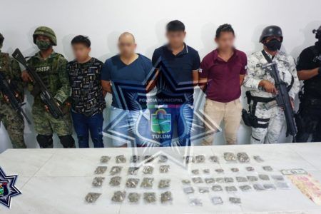 Atrapan en Tulum a 17 narcomenudistas 