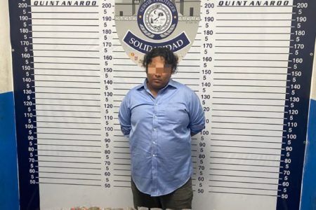 Vendía drogas a menores de edad, sujeto capturado por la policía municipal de Solidaridad