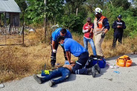 Muere trabajador electrocutado sobre la carretera federal 307