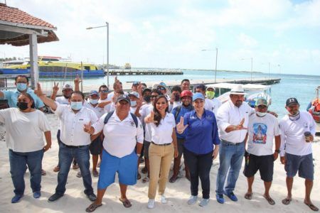 LAURA FERNÁNDEZ GARANTIZA QUE TRABAJARÁ PARA MEJORAR EN SERIO LA INFRAESTRUCTURA EN ISLA MUJERES 