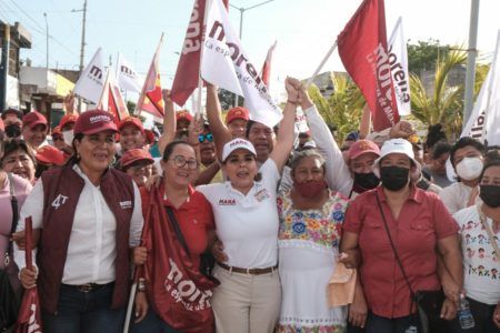 EL CAMBIO VERDADERO LLEGA A SOLIDARIDAD CON MARA LEZAMA,CANDIDATA DEL PUEBLO Y DE LA CUARTA TRANSFORMACIÓN