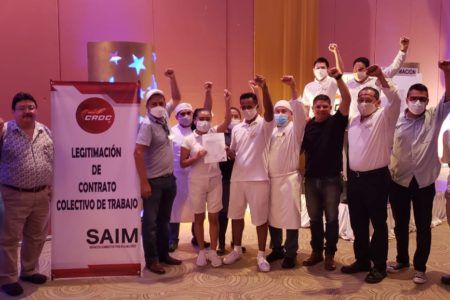 Legitiman Contrato Colectivo de Trabajo ltrabajadores de la empresa Servicios Administrativos Isla Mujeres