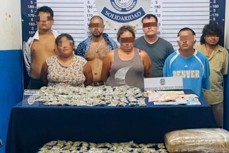 Desmantela banda de narcotraficantes la policía de Solidaridad