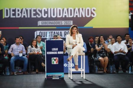 LO QUE ESTÁ EN JUEGO ES EL FUTURO DE NUESTRAS HIJAS E HIJOS, LA SEGURIDAD DE NUESTRAS FAMILIAS: LESLIE HENDRICKS, EN DEBATE DE COPARMEX. 