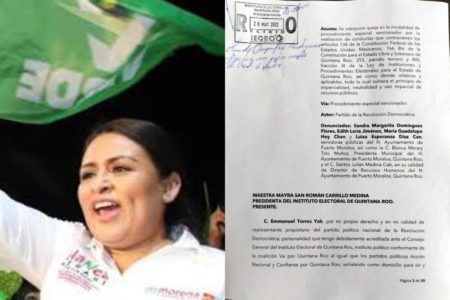 Funcionarios de Blanca Merari Tziu abandonan deberes en el Ayuntamiento para hacer proselitismo