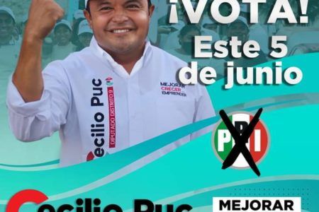 CECILIO PUC SE PERFILA COMO FAVORITO EL 5 DE JUNIO EN EL DISTRITO 9
