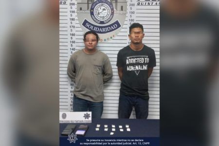 Narcomenudistas son capturados en la Colonia Ejido en Playa del Carmen 